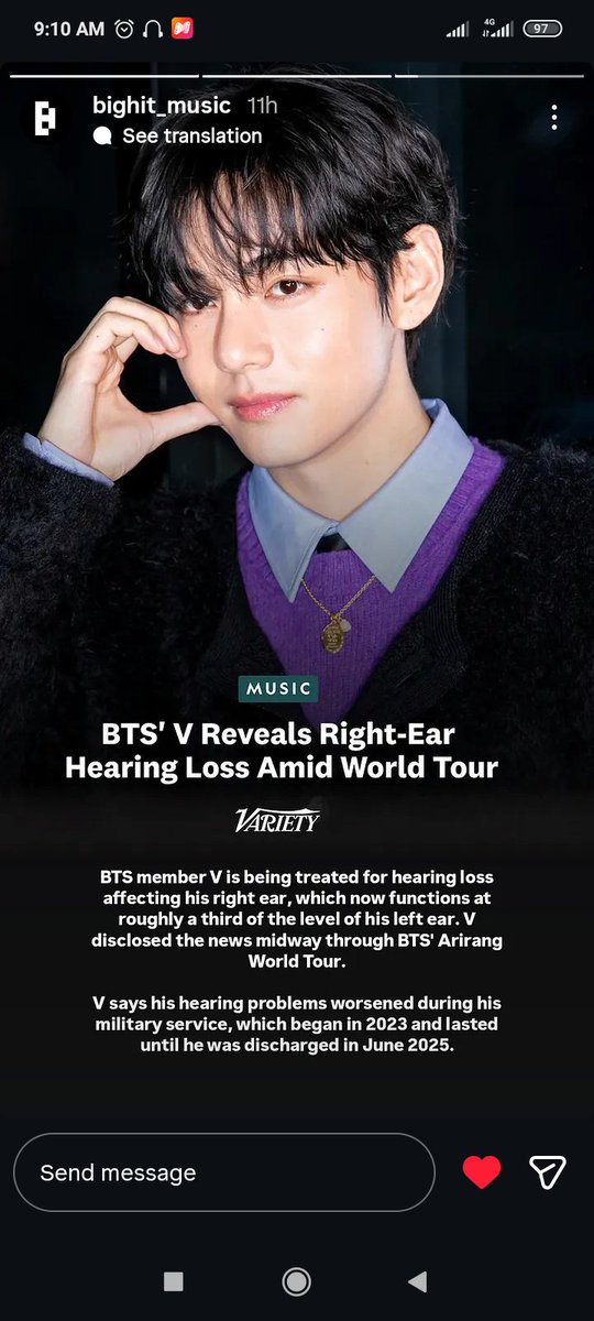 uarmyonirabts's tweet photo. I did not know why this problem before😭🤲 May Allah heal him soon🤲 https://t.co/ng2zyLzHlt