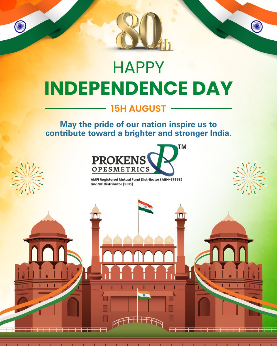 ProkensSM's tweet photo. Happy Independence Day! 🇮🇳 
Wishing everyone a proud and joyful 15th August. Let’s celebrate the freedom, unity, and spirit of our nation. Jai Hind! 
#HappyIndependenceDay #IndependenceDay #15August #India https://t.co/aYUbcmB6PD