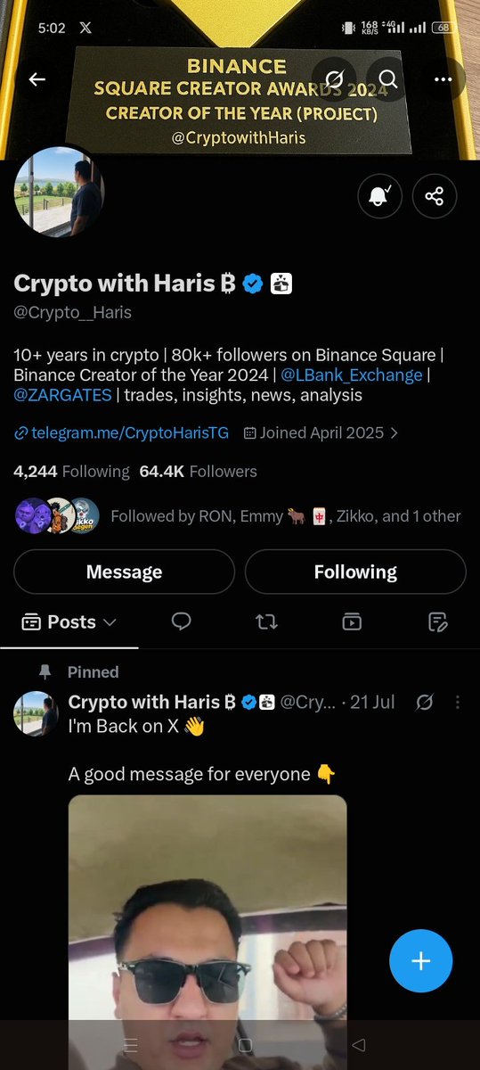 Bigwin145's tweet photo. @Crypto__Haris 0x5021D3662f92a39A75dbBd364d3363927e219614 https://t.co/oaFiZLcpCV