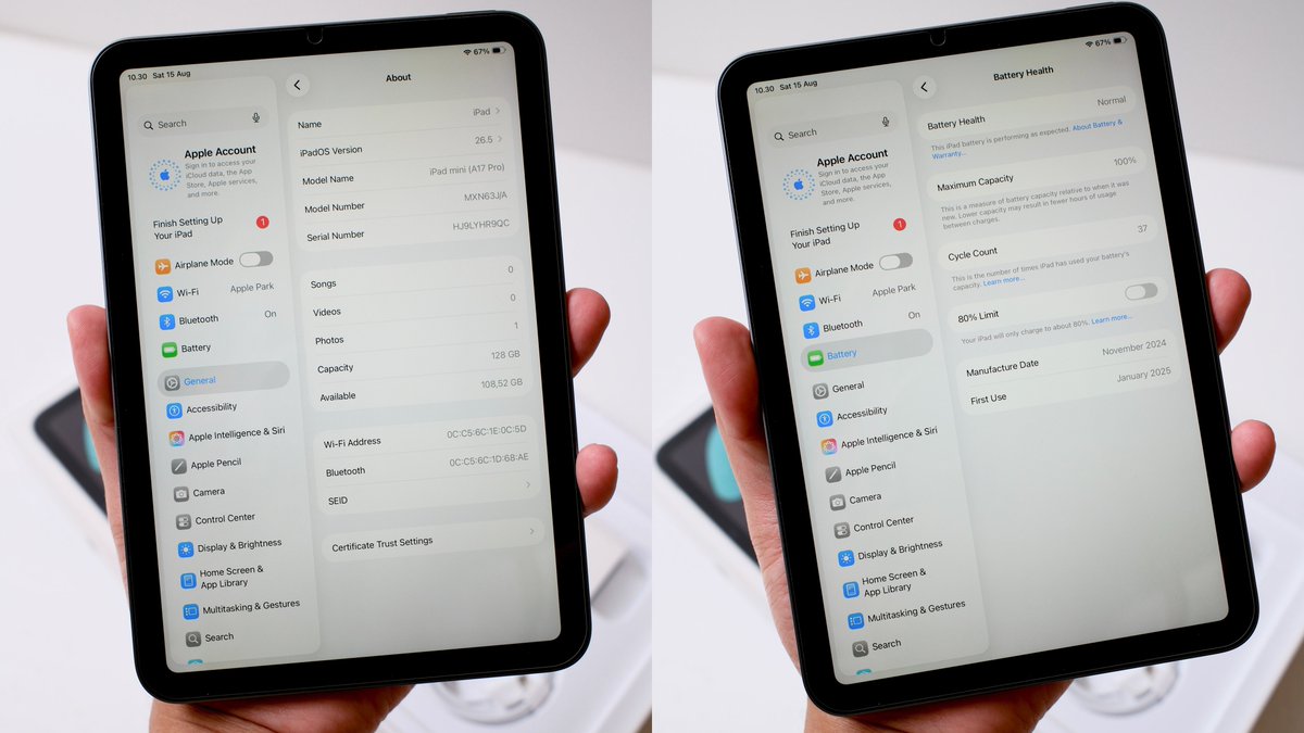 bhaguz_403's tweet photo. Dijual iPad mini nih!! 😍😍
Permisi gaes mau jual iPad mini A17 Pro. 
Spek 128GB wifi warna Space Gray. Kondisi muluuus fullset cakep sudah pakai tempered glass. Batere 100% mantab donk! 😎

Harga 9,6 juta bungkuuus! Minat cuss DM ya. Bantu RT gaes thank you 🙏🏼 https://t.co/1k3GHYzLQZ
