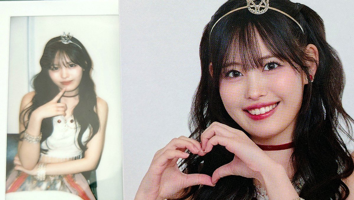 アンジュルム 後藤花 ランチェキ 8/15アンジュルム後藤花ちゃん2ショットチェキ。ポーズは「ちょっと