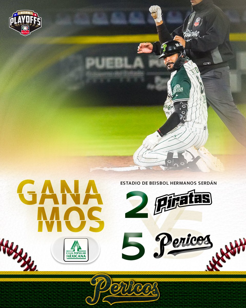 Pericos_Oficial's tweet photo. ESTÁ NOCHE EL SERDÁN SE PINTA DE VERDE 🫵🏻🦜

Pizarra final presentada por @CajaMexicana https://t.co/5G5t2aqFV0