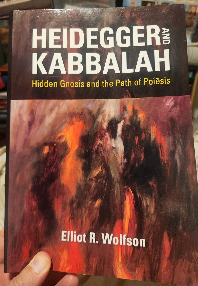 aufgehenderRest's tweet photo. Elliot R. Wolfson's Heidegger &amp; Kabblah is a breathtaking text; which explores how the Jewish esoteric tradition impacted Heidegger shedding new light on key concepts like being, Nothingness &amp; the abyss. "Wolfson's aim serves as an ethical corrective to Heidegger's ethnocentrism" https://t.co/JMgkBs6Vtt