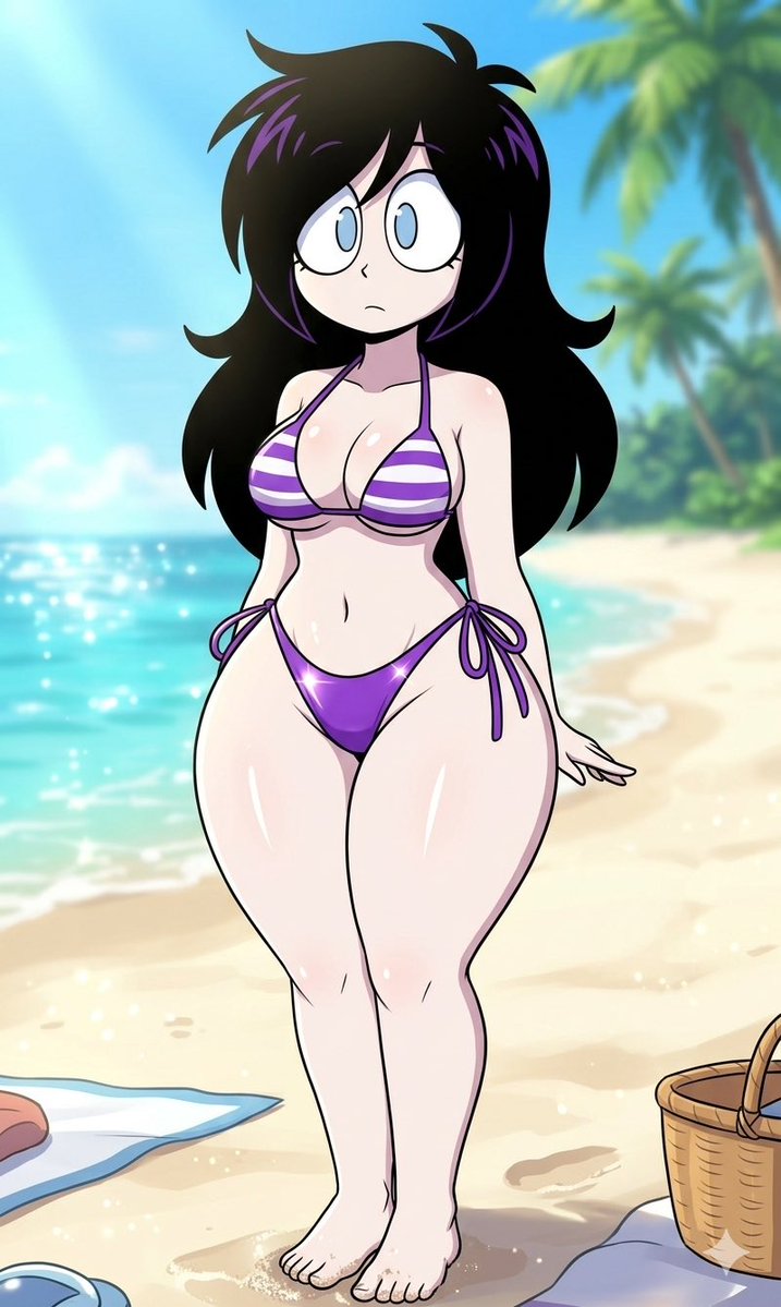AliensMonsvs2l's tweet photo. Brandy Afton in her bikini. 💜💜
#brandyafton #goldbox #Fnaf #afton #Mobox87 #FiveNightsatFreddys https://t.co/cSrDRjSGHW