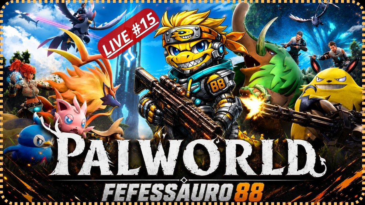 FefessauroVT's tweet photo. Vamos relaxar e pegar alguns pals!! TAMO ON!!!

PalWorld #15 - Voltemos a nossa caça aos PALS!!! xD fiquei uns dias sem ... https://t.co/B9fpzQW7A6 via @YouTube 

#TWTICH - https://t.co/g1t0dmEhIV

#KICK - https://t.co/yUimSWnOUP

#tiktok #gaming #Livestream #aovivo #YouTube https://t.co/rWUhb8iL1M