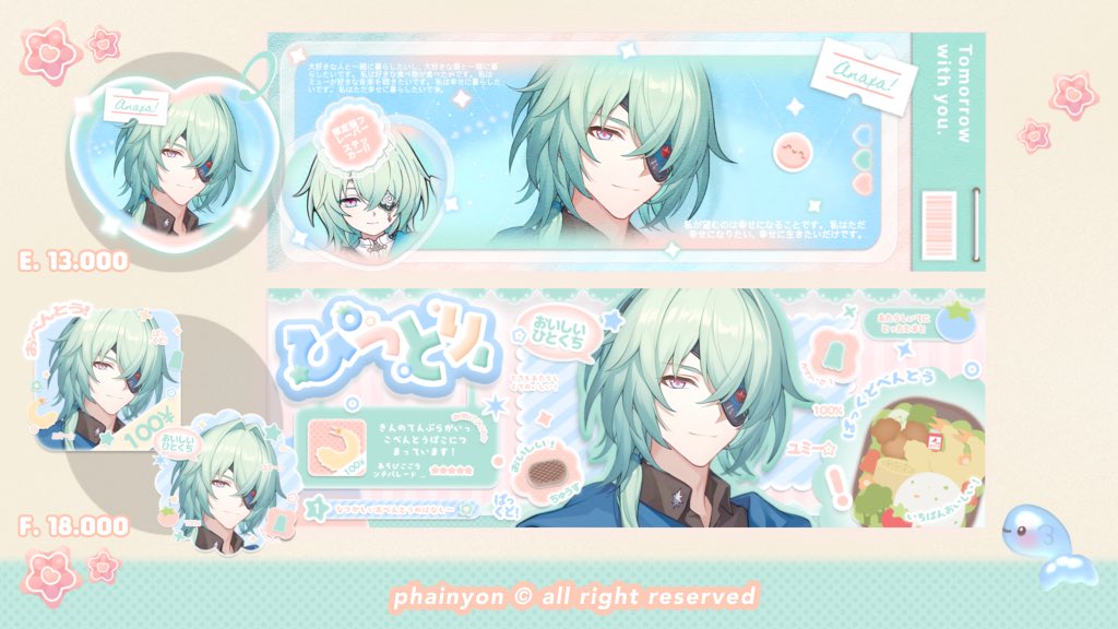 phainyon's tweet photo. any interaction is very appreciated, terima kasih banyak yaaa💗

halooo, didi ada ready stock layout genshin dan hsr yang bisa ditake dari sekaranggg. payment by qris yaaa. bisa langsung dibawa pulang dan sebut huruf yang diinginkannn. jajan yukkk!💖

#bealanja https://t.co/kPuQniU5YJ