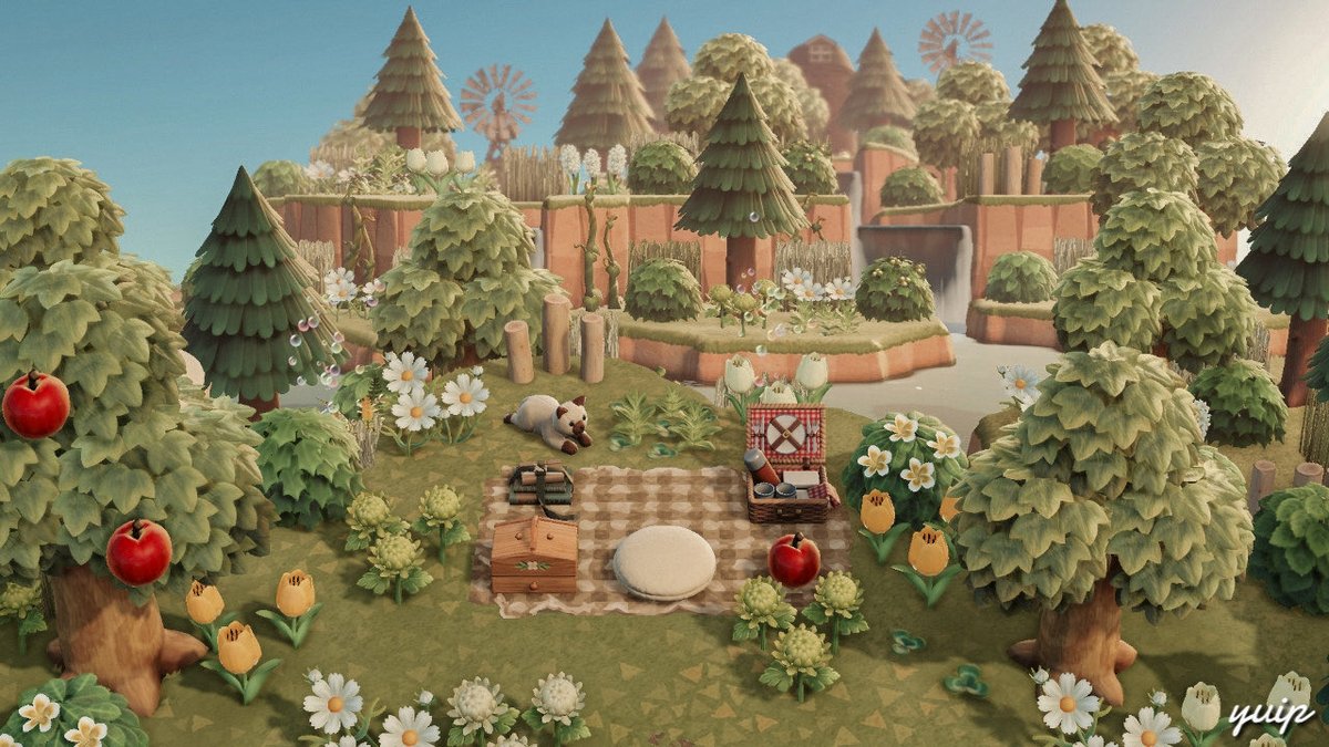 yuip615's tweet photo. 🍃𓂃 𓈒𓏸

緑に囲まれて、ひと休み🌿
A little break surrounded by greenery.

#あつ森写真部 #AnimalCrossing #ACNH https://t.co/E9JDonRzqf