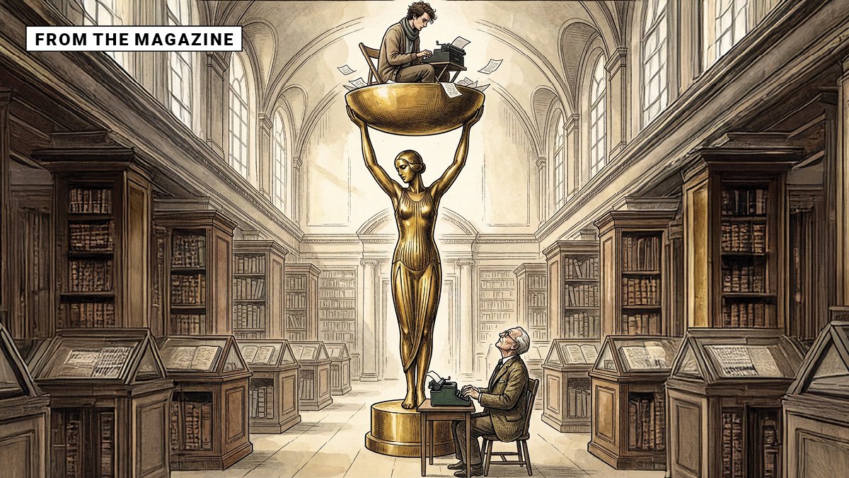 Openthemag's tweet photo. #FreedomIssue2026: Prize and Prose: Will a novelist dare to declare independence from the Booker?, writes @SumanaSiliguri https://t.co/kK1jbpAAVk https://t.co/M5s4F7diup
