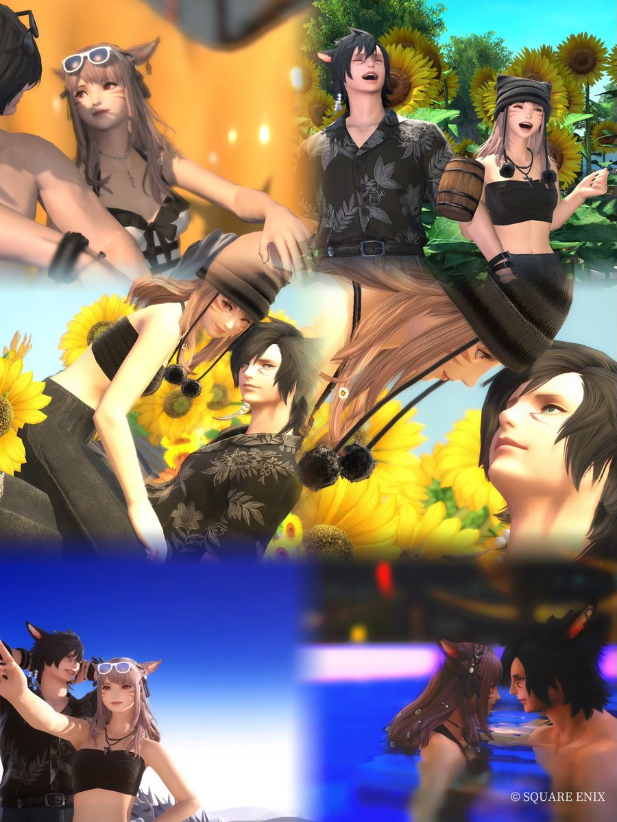 piman0pi's tweet photo. みゆさんと初の紅蓮祭とひまわりのきれいなスタジオ
行って来ました！
やっぱミコミコ最高だなー！
二人とも可愛くて眩しい笑

🏷　#紅蓮祭2026
🏷　#しゃとすたじお
#FF14 #FF14SS #みこみこ https://t.co/HOALsHyPIF