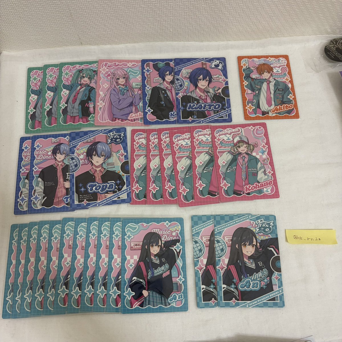kk_rn12's tweet photo. プロセカ 交換 譲渡 買取 メロパレ トレーディングカード

求:定価＋送料orリン

譲:画像���照

彰人、冬弥、レア杏は他含む方優先
お支払いPayPay

お気軽にお声掛けお願いします https://t.co/v1DUePNqjA