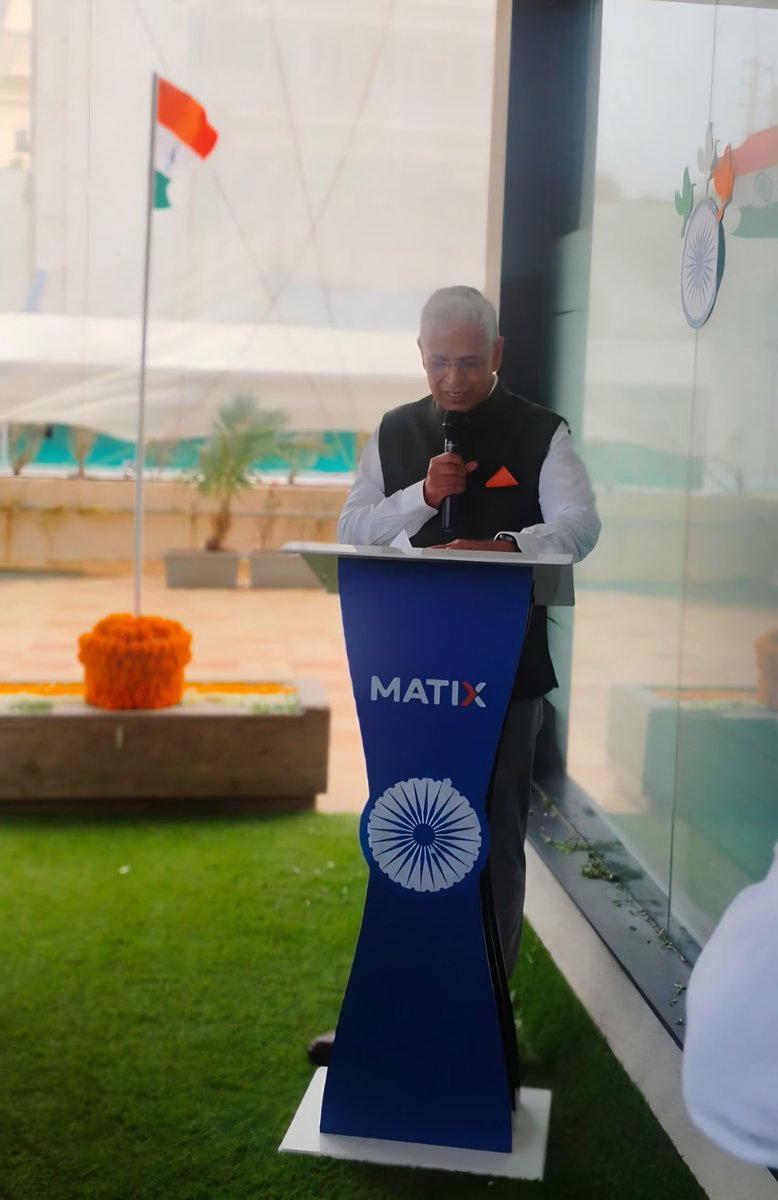 manojmishra_100's tweet photo. 🇮🇳 Celebrated India’s 80th Independence Day yesterday with my colleagues at Matix.

Addressed the team on India’s remarkable journey and the opportunities ahead, and reflected on Matix’s role in contributing to a stronger, more self-reliant India.

Jai Hind! 🇮🇳 https://t.co/5aR6SsrBQp