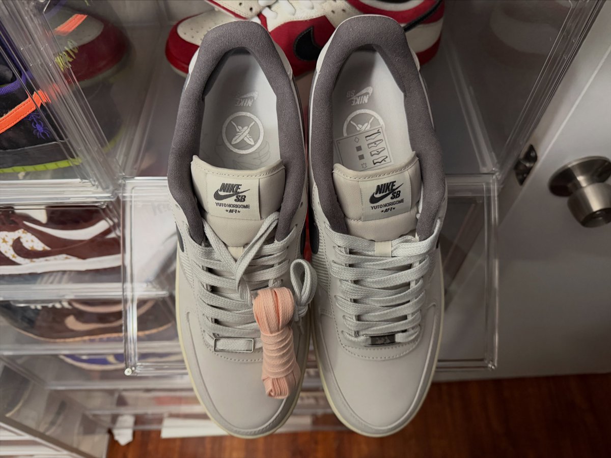 fullress's tweet photo. 堀米雄斗 × ナイキ SB × エア フォース 1 ロー "ホワイト/アイアングレー" (Yuto Horigome NIKE AIR FORDC 1 LOW “White/Iron Grey”) [IO8439-100]

・海外ショップ「paireddd」にて、2026年 8/28 発売

 https://t.co/no8m9bxvZk https://t.co/jDOR4sB5hh