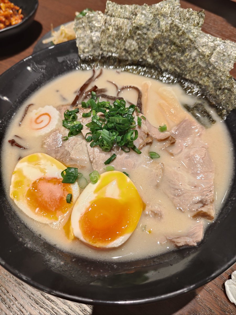 JavedTufail4's tweet photo. Just found the BEST hidden gem ramen spot in NYC! Rich tonkotsu broth, springy noodles, and perfectly marinated soft-boiled egg = 10/10. Will be back next week for sure! https://t.co/WPlhisuG4P