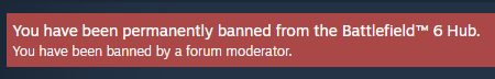 variafx's tweet photo. @Blizzy63 @Shvok_official @BattlefieldComm Just like it was in BF4 times, speak against bad decisions, get banned. Yet random misogyny/bait farmers isn't. https://t.co/TBQoVtSwf9