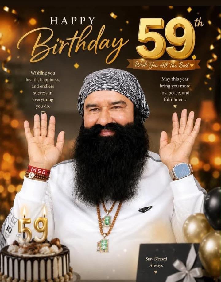 Sarvjit55423736's tweet photo. सभी देश वासियों को 15 अगस्त स्वतंत्रता  दिवस व संत डॉ गुरमीत राम रहीम सिंह इंसा
जी के 59 वे अवतार दिवस की आप सभी को 
हार्दिक शुभकामनाएं जी 🙏♥️ https://t.co/vNMvSVjPW2