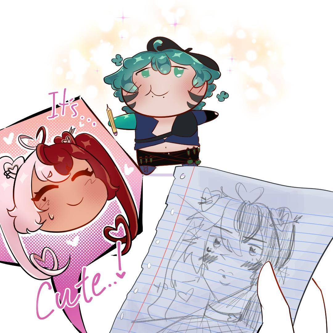 koinuVT's tweet photo. LOOK AT THIS HOW CUTEEEEE
🎨Ven.yuka10 https://t.co/XsuIc9H5he