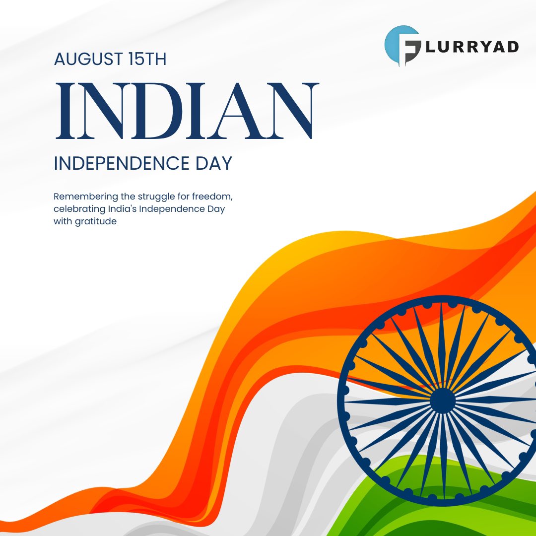 flurryad80049's tweet photo. Freedom gave us a beginning.
Innovation is shaping what comes next. 🇮🇳

This Independence Day, celebrating India’s spirit of progress, creativity, and endless possibilities.

#IndependenceDay #AdTech #Innovation #DigitalIndia #IndiaForward https://t.co/EAxKILnOgb