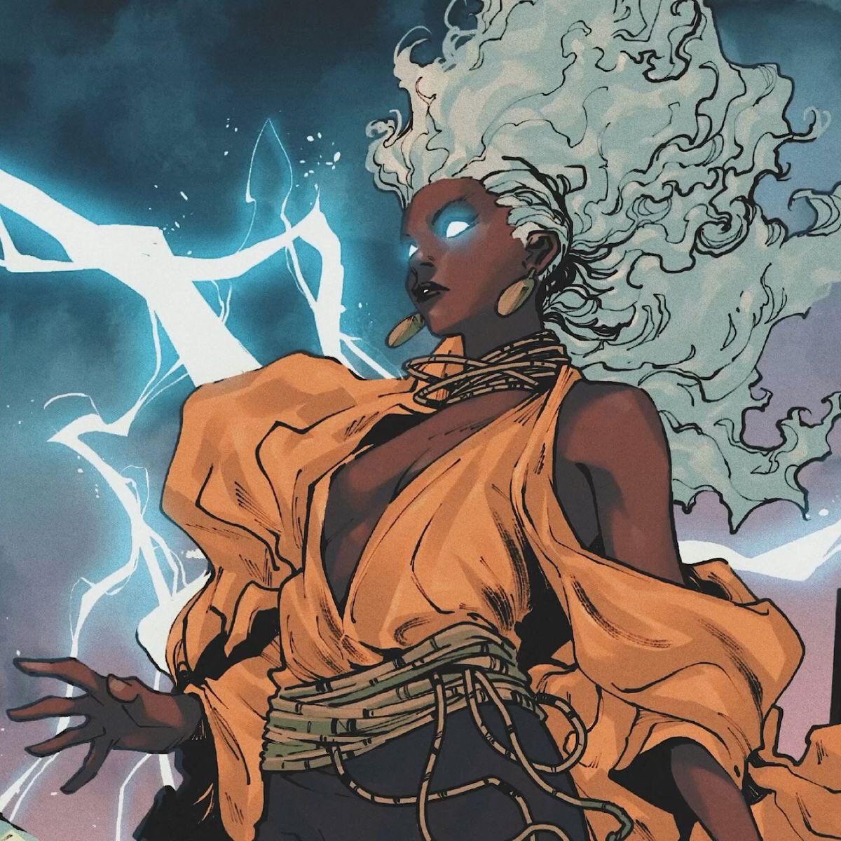 MRST3ACH's tweet photo. dark skinned storm you will remain real to me no matter how much white washing you endure in the comics and lightened live action adaptations you get 🙏🏾 https://t.co/Js8XGPi2C7