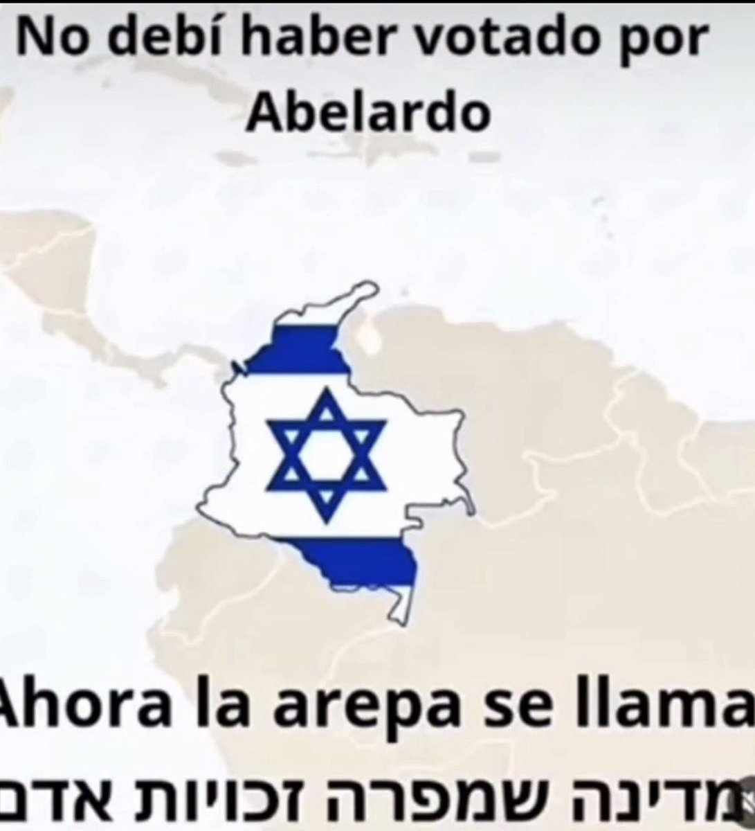 richrd_a1020's tweet photo. La arepa no es ni venezolana, ni colombiana; fue prometida hace 300 años a Israel https://t.co/5qzi3fVi0R