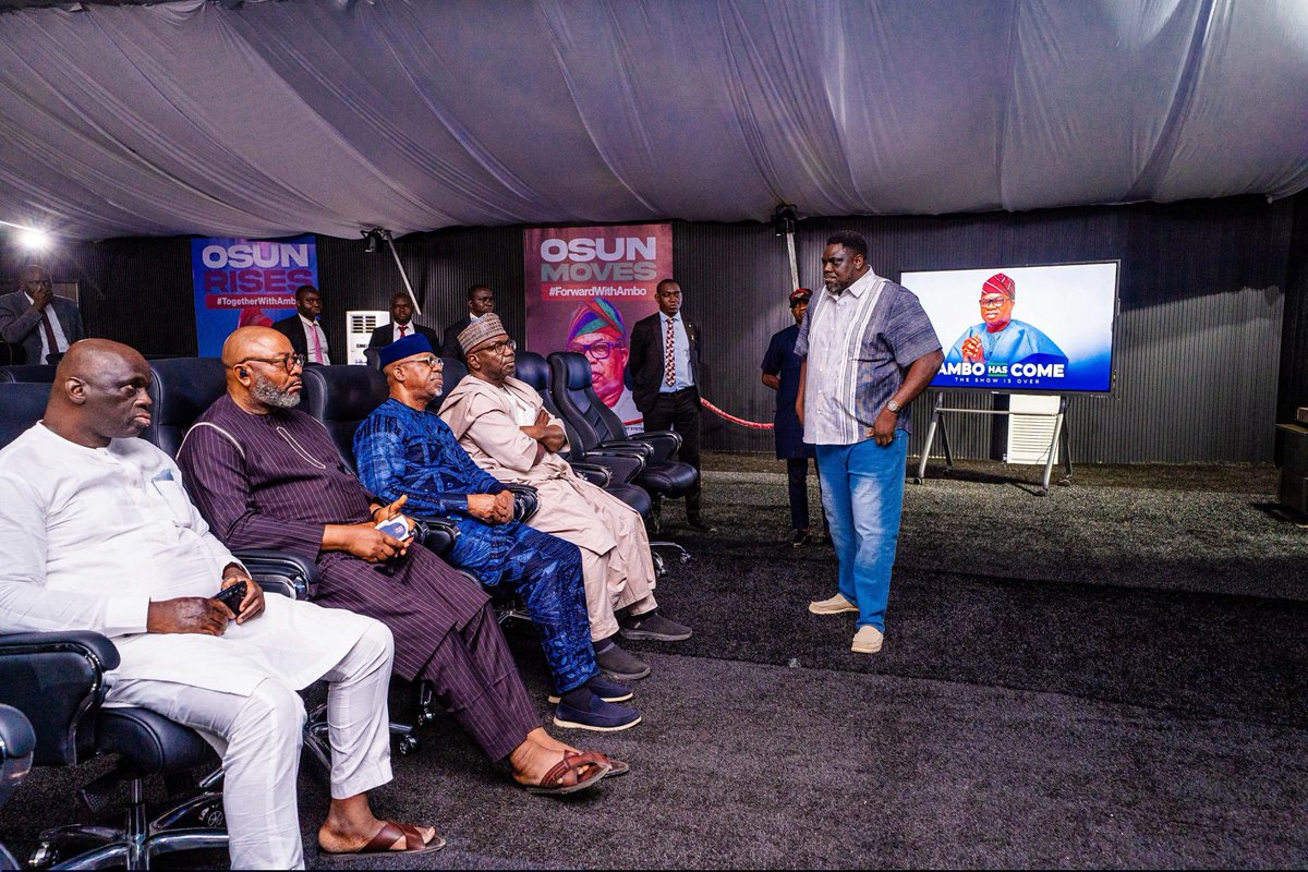 abdullahayofel's tweet photo. APC is the most organized and best party in Africa! 🇳🇬

Omo, see APC Osun State Situation Room na!🔥🔥🔥

Ambo àti dé!

#OsunDecides2026 https://t.co/vpCC92oEe4