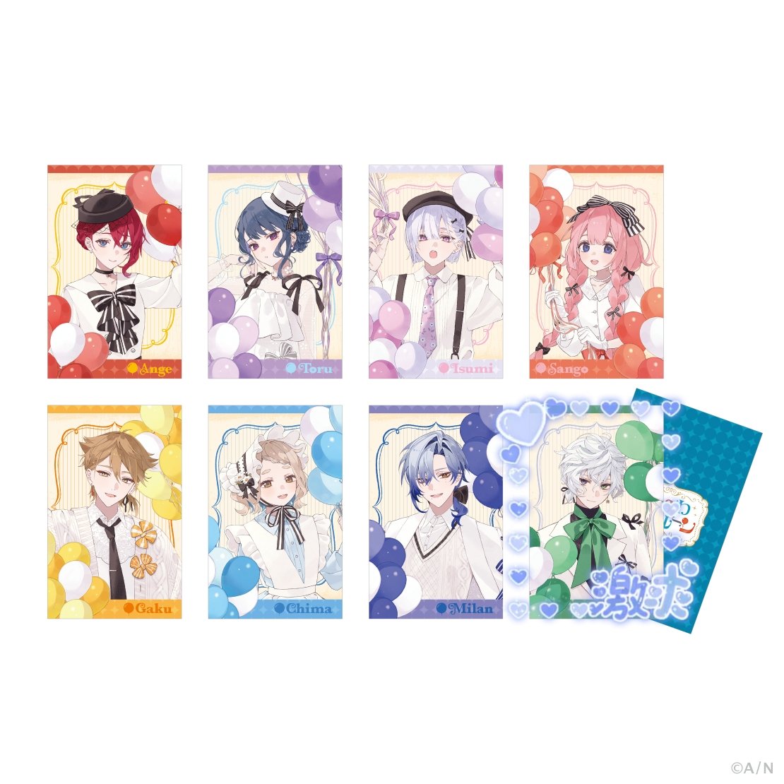 Alt_zyx's tweet photo. 【交換】 にじさんじ ふわふわバルーン フォト風カード

譲:画像1～2枚目

求:画像3枚目激求or定価(+送料)

ご希望あれば🚹はこちらから2点、🚺はこちらから3点提供可能

譲渡はゆうちょ対応のみ(🚹は交換最優先)

本日渋谷＞9/5池袋手渡し、郵送 https://t.co/uVFvt3zYkB