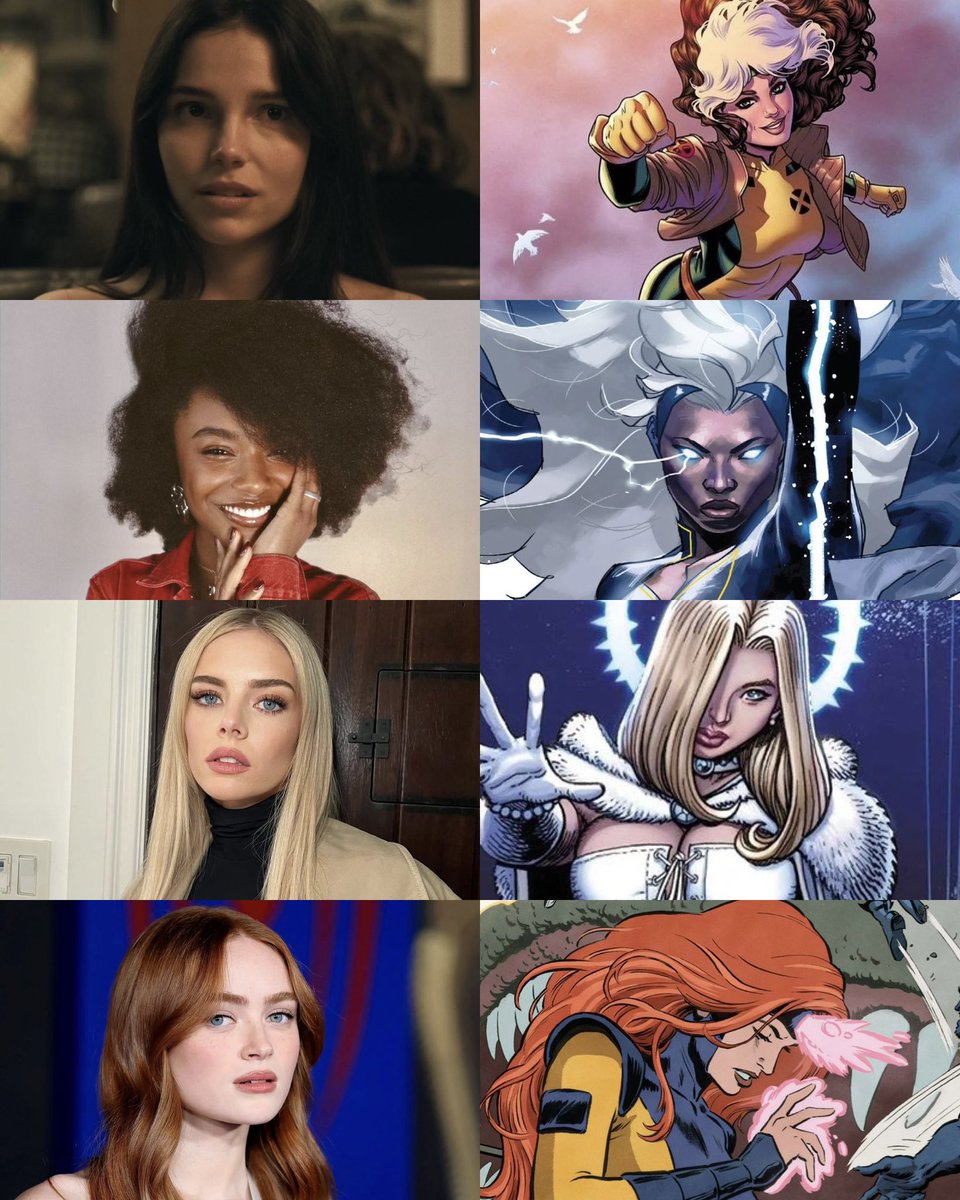 JustFreshKicks's tweet photo. "X-MEN" cast has officially been revealed

• Maya Boyd as Storm
• Kit Connor as Cyclops
• Sadie Sink as Jean Grey
• Inde Navarrette as Rogue
• Adam Driver as Mr. Sinister
• Samara Weaving as Emma Frost
• Christopher Abbott as Professor X

🗓️ May 5th, 2028 https://t.co/cPkWsjxAJ2