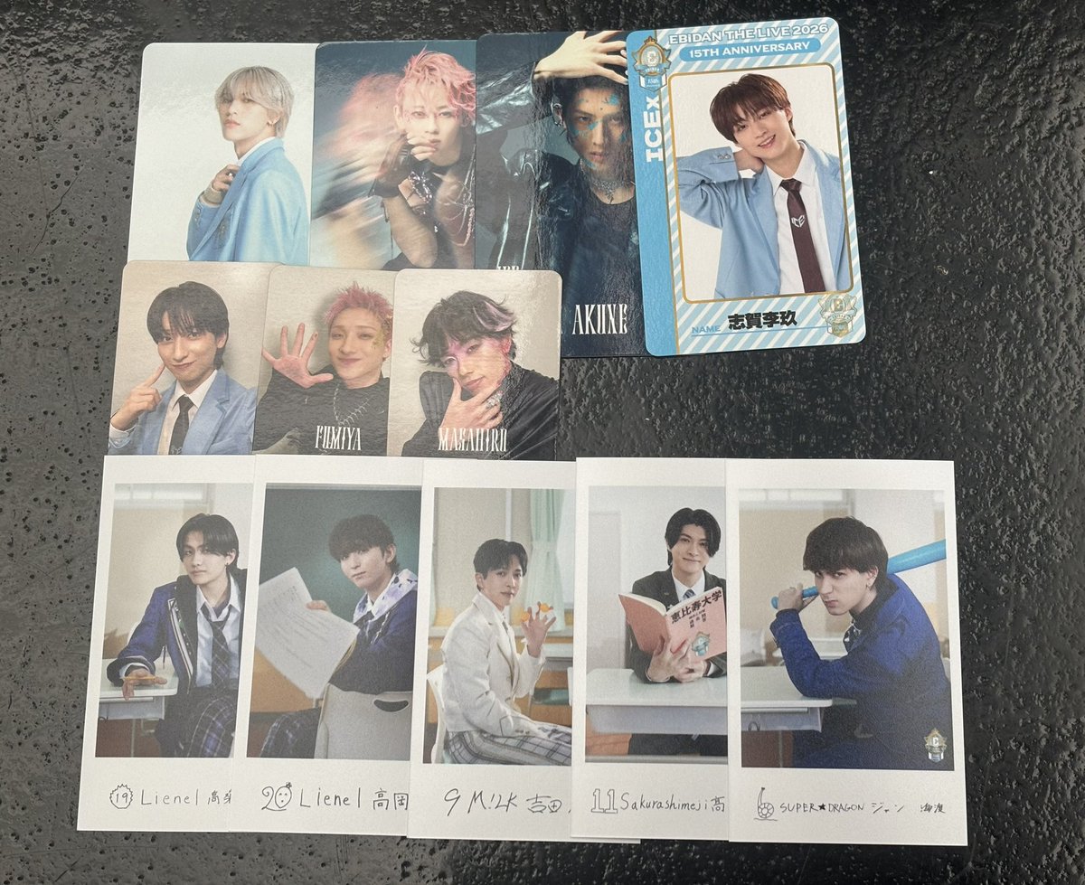 nonioO_'s tweet photo. EBiDAN エビライ 2026 グッズ Yes!東京 フライヤー 交換 

譲 マサヒロ シューヤ 吉田仁人 ジャン海渡 高田彪我 FUMIYA 志賀李玖 阿久根温世 千田波空斗 筒井俊旭 山本龍人 高岡ミロ 高桑真之

求 竹野世梛

本日会場にて交換可能な方お気軽にお声掛けください。 https://t.co/MOEdLuMNI4