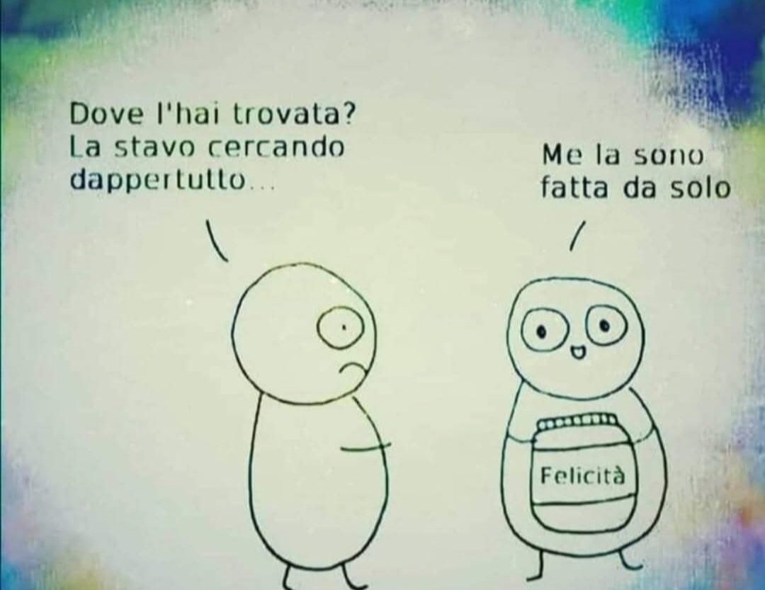 renatoando70's tweet photo. Molta gente è felice perché vuole esserlo
La felicità non dipende dalle condizioni esterne, ma dal proprio stato interiore.

Non è quello che avete o che siete o dove siete o che cosa state facendo che vi può rendere felici o infelici. 

#ridi_e_lasciali_ridere
#Amuninni 💪💪💪💪 https://t.co/gHWS7Yl9ue