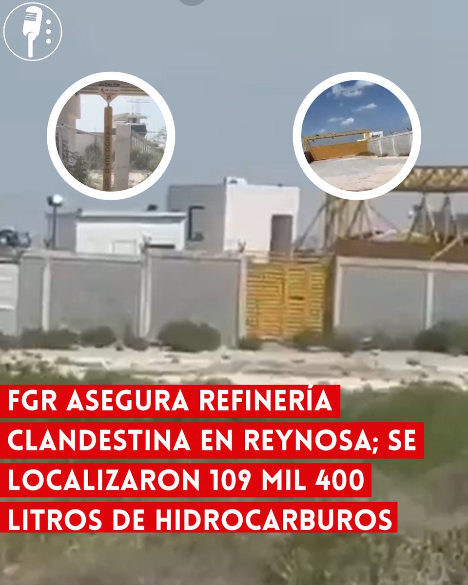 YosoyPedrero's tweet photo. 🚨OJO: FGR ASEGURA REFINERÍA CLANDESTINA EN REYNOSA; SE LOCALIZARON 109 MIL 400 LITROS DE HIDROCARBUROS

La Fiscalía General de la República aseguró una instalación clandestina en Reynosa, Tamaulipas, donde fueron localizados 109 mil 400 litros de hidrocarburos, además de tanques, motobombas, tractocamiones y otros equipos utilizados para el almacenamiento y traslado de combustible. El hallazgo forma parte de los operativos federales contra el tráfico ilegal de hidrocarburos.

El caso adquiere relevancia por la dimensión que ha alcanzado el problema del huachicol en el país. En Tamaulipas incluso se han localizado instalaciones con infraestructura capaz de procesar combustible, mientras las autoridades continúan investigando el origen de los hidrocarburos y las posibles redes involucradas.

Además, el combate al huachicol ha alcanzado recientemente a figuras vinculadas con el PAN, como el exgobernador de Baja California Ernesto Ruffo Appel, quien enfrenta un proceso por su presunta participación en una red de contrabando de hidrocarburos. La FGR sostiene que dicha organización habría movilizado cientos de millones de litros de combustible mediante operaciones ferroviarias y terrestres.

Así, el aseguramiento en Reynosa se suma a una ofensiva más amplia contra las redes que han convertido el tráfico ilegal de combustibles en un negocio millonario. El caso también vuelve a poner bajo la lupa los vínculos que han surgido entre el negocio de los hidrocarburos y personajes relacionados con el viejo grupo político panista.