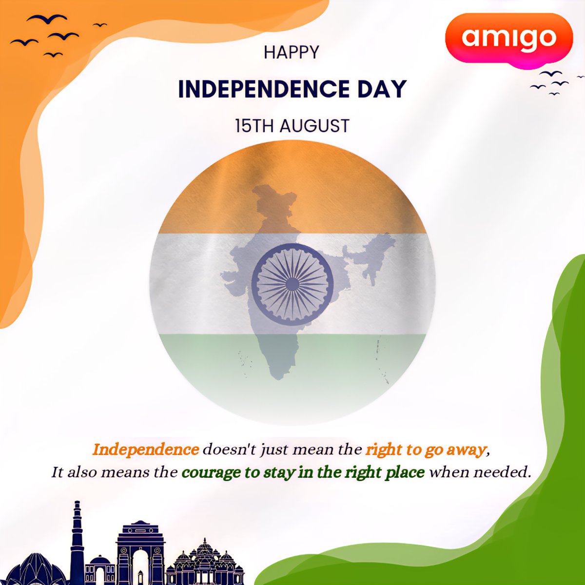 amigofoodapp's tweet photo. Jai Hind 🇮🇳
@amigofoodapp 

#india #indian #indianarmy #independence #IndependenceDay #independencedayindia #indianindependenceday #freedom #wish #wishes #post #follow #follower #followers https://t.co/stq0oV4bxv