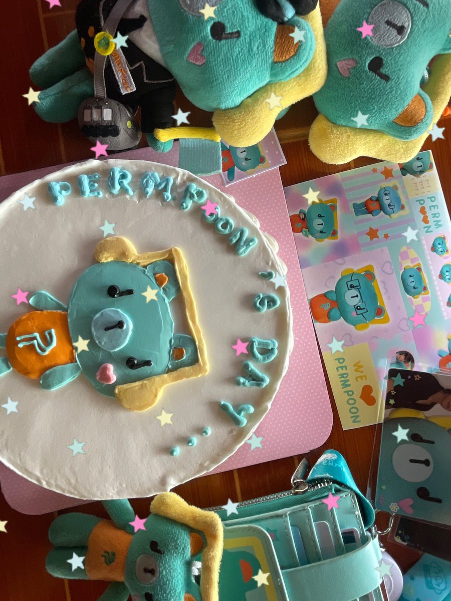tybetheu's tweet photo. ⭐️💘🐻🎧🪷🎂 https://t.co/7zdGOTbl0e