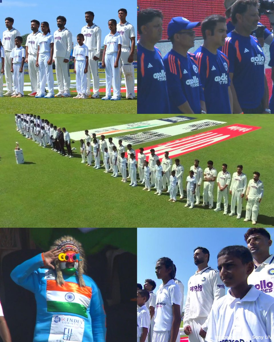 DelhiCapitals's tweet photo. 600th Test match. 80th Independence day. A day filled with pride 🇮🇳🥹 https://t.co/9lBLg0m015