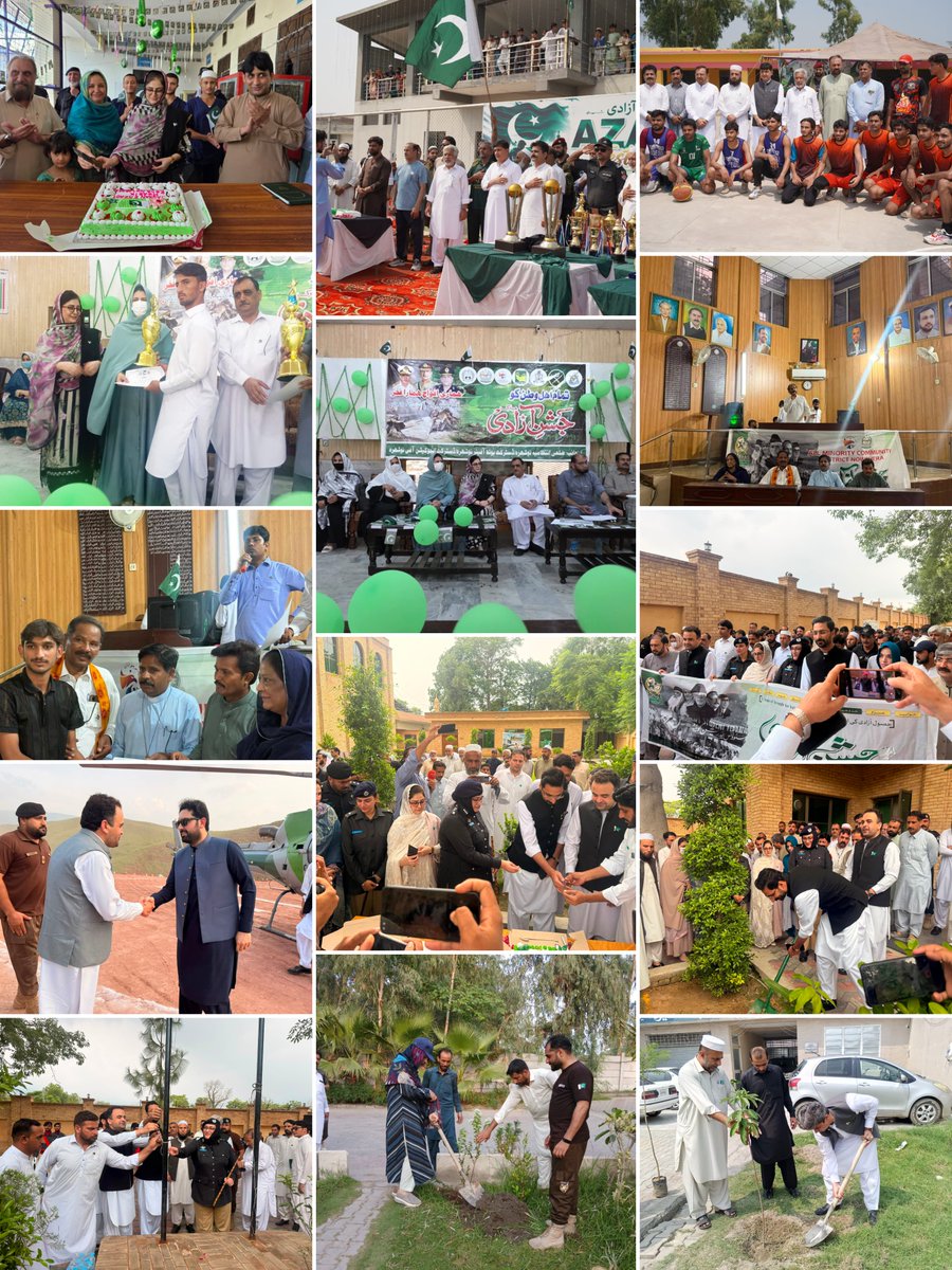dcnowshera's tweet photo. Visuals of events on eve of 79th independence day in District Nowshera. https://t.co/aJ6Bow2ENW