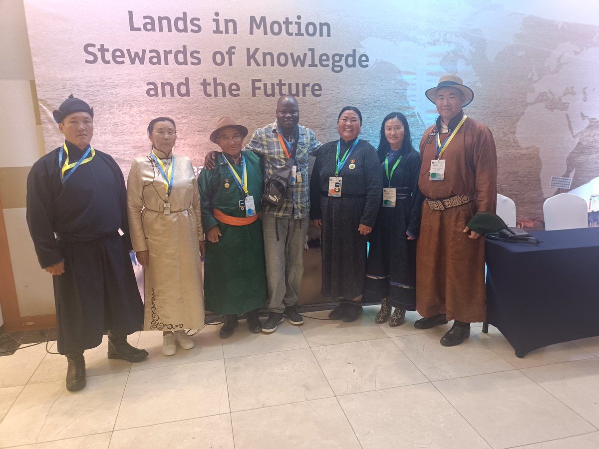 AArupur's tweet photo. All the way to Mongolia participating in COP17 for the United Nation Convention for Combating Desertification (UNCCD).... Pastoralism is my livelihood! https://t.co/jSLDCsd8mk