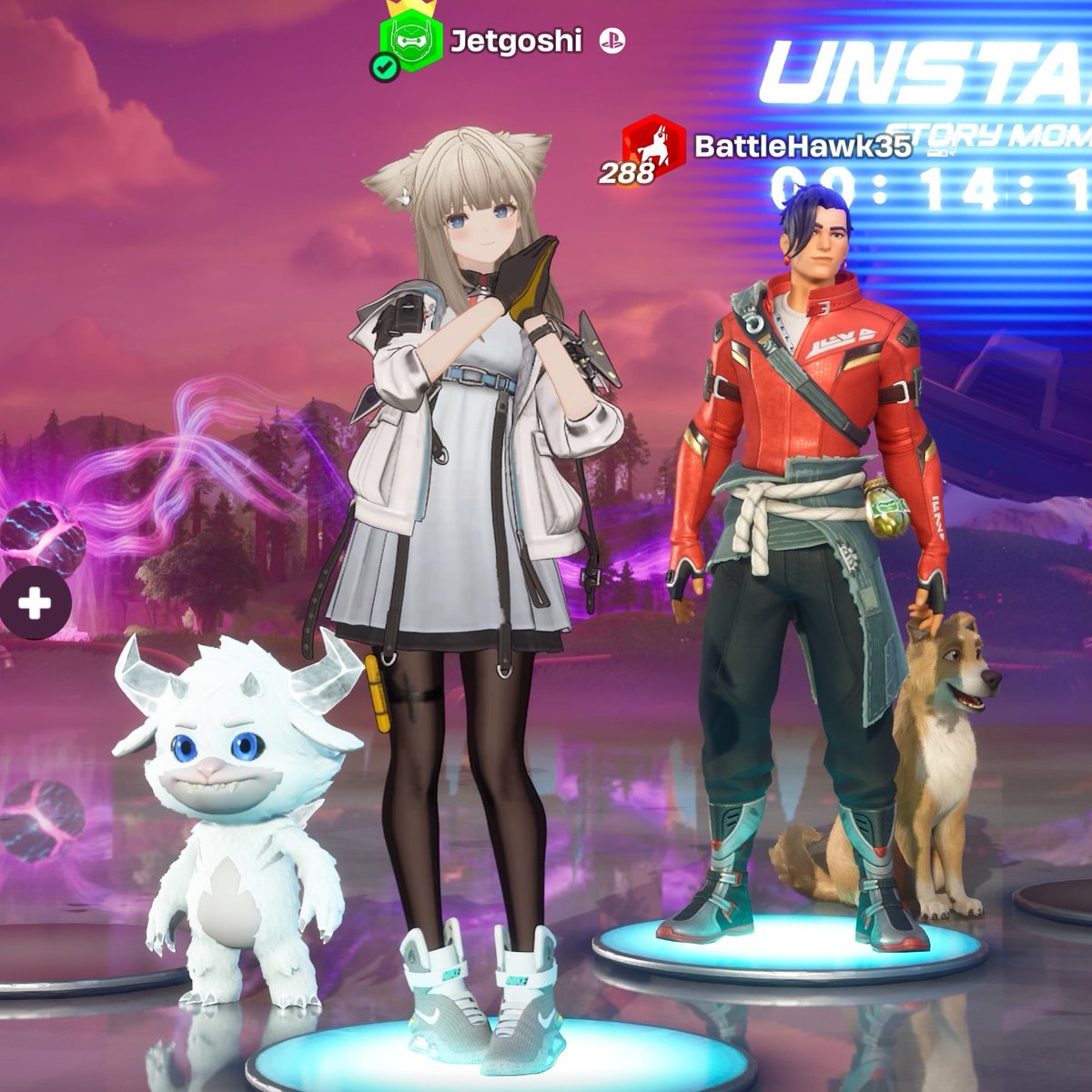 JetgoshiEX's tweet photo. Mio and Noah are in Fortnite https://t.co/6tLdsj0gnE