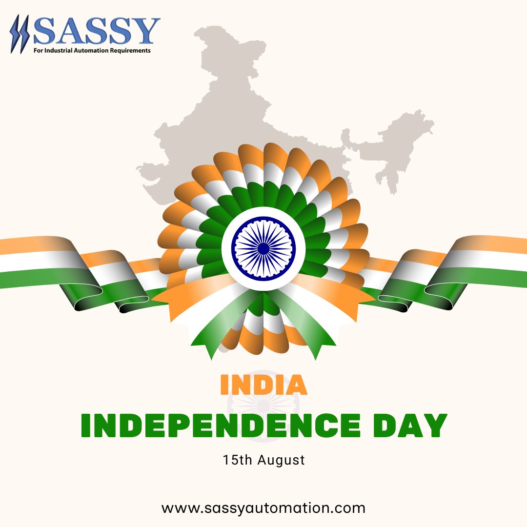 AutomationSASSY's tweet photo. Happy 80th Independence Day! 🇮🇳

At SASSY Automation and Controls Pvt Ltd, we take pride in driving innovation and precision to build a stronger, self-reliant nation. Today, we celebrate the spirit of freedom, progress, and engineering excellence that keeps India moving forward. https://t.co/MiHZVdJGpU