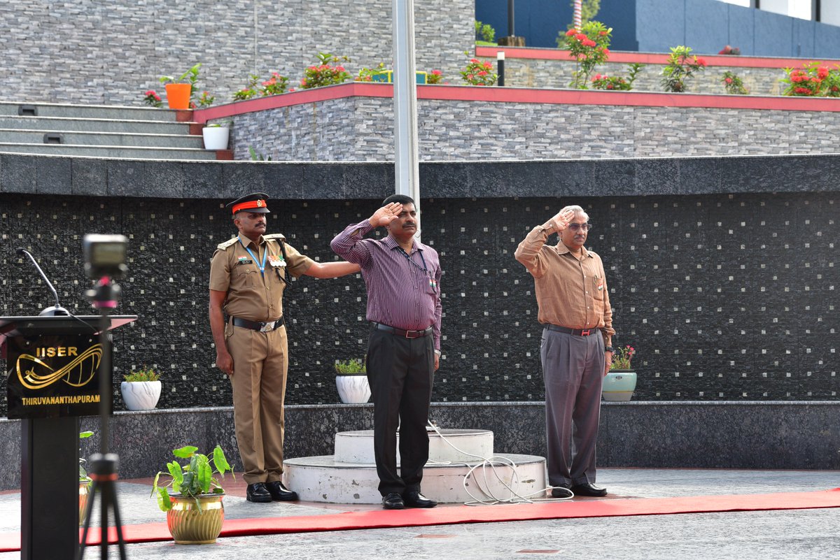 tvmiiser's tweet photo. Celebrating the 80th #IndependenceDay at IISER Thiruvananthapuram!

IISER TVM joins the nation in celebrating this milestone with pride and gratitude—honouring the spirit of freedom, our unity, and our shared vision for a brighter future.
@EduMinOfIndia @Chemie_iisertvm @bio_iisertvm @Phy_IISERTVM 

#IndependenceDay2026 #IISERTVM #80thIndependenceDay #JaiHind #India
