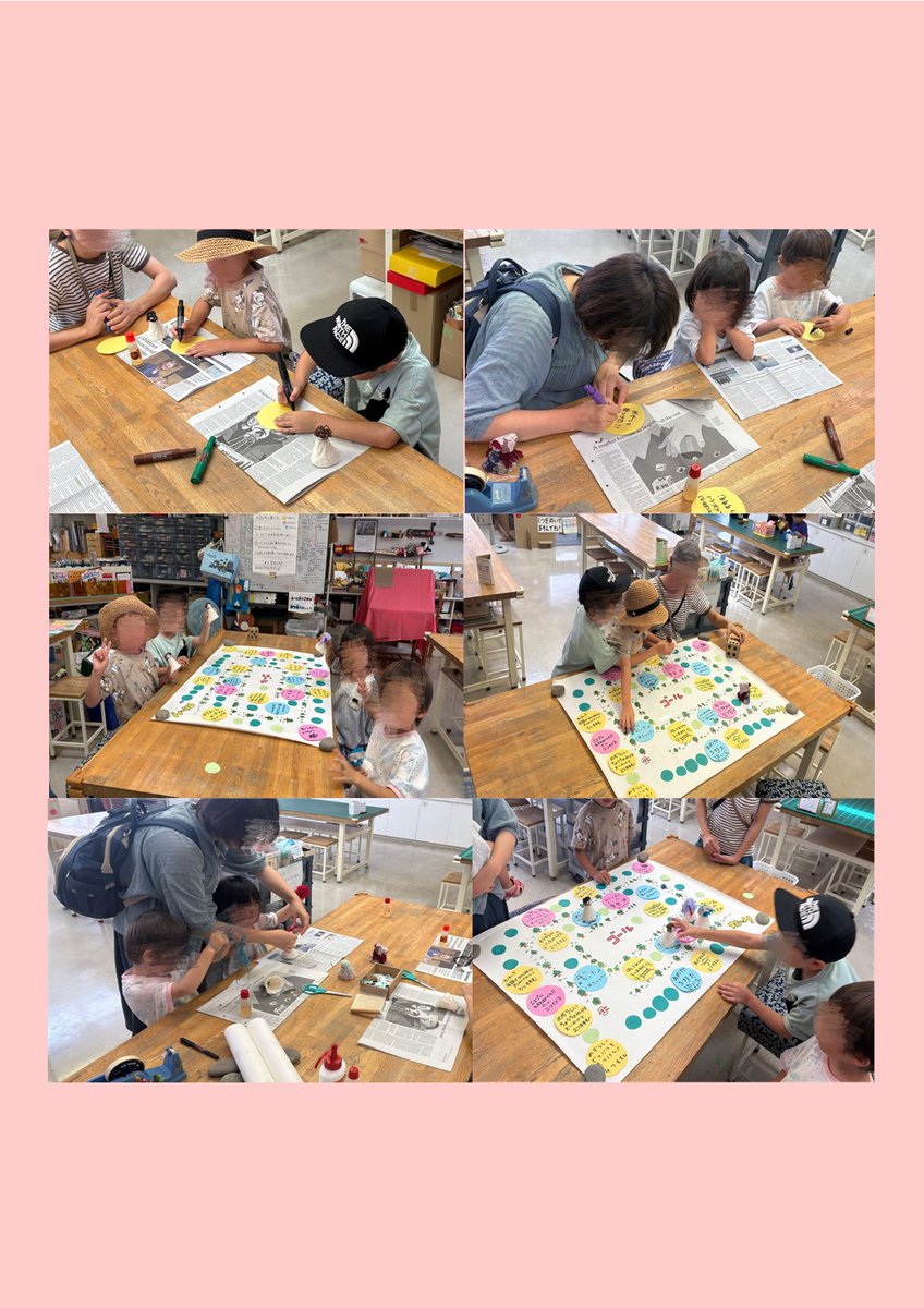espShiogama's tweet photo. ボードゲームラボSP「手作りすごろくで作ってあそぼう！」

自分たちでアイデアを出してすごろくを作ってみんなで遊びました🎲✨どんなマスにする？どこに止まる？とワイワイ盛り上がって楽しかったね😊ご参加ありがとうございました！

#エスプ #夏休み #ゲーム #工作 #宮城 #塩釜 #イベント https://t.co/NvjP83cca5