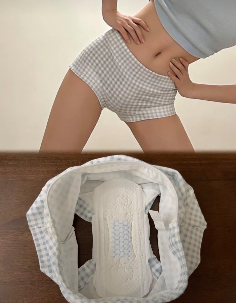 xevniy's tweet photo. NEMU HARTA KARUN!!!

cd katun motif gingham ini bukan cuma super gemes &amp; adem, tapi ada flap khusus pembalut biar gak gampang geser atau bocor! 😭🩵✨ https://t.co/pef8OWzJ98