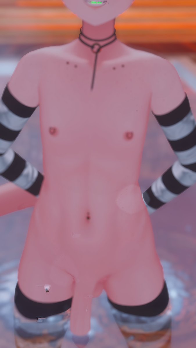 PEPSVR's tweet photo. Bare, exposed, and all yours. The grand finale of this series... Do you like what you see? 🌡️🖤
#vrchat #booth https://t.co/7kvDROp2nH