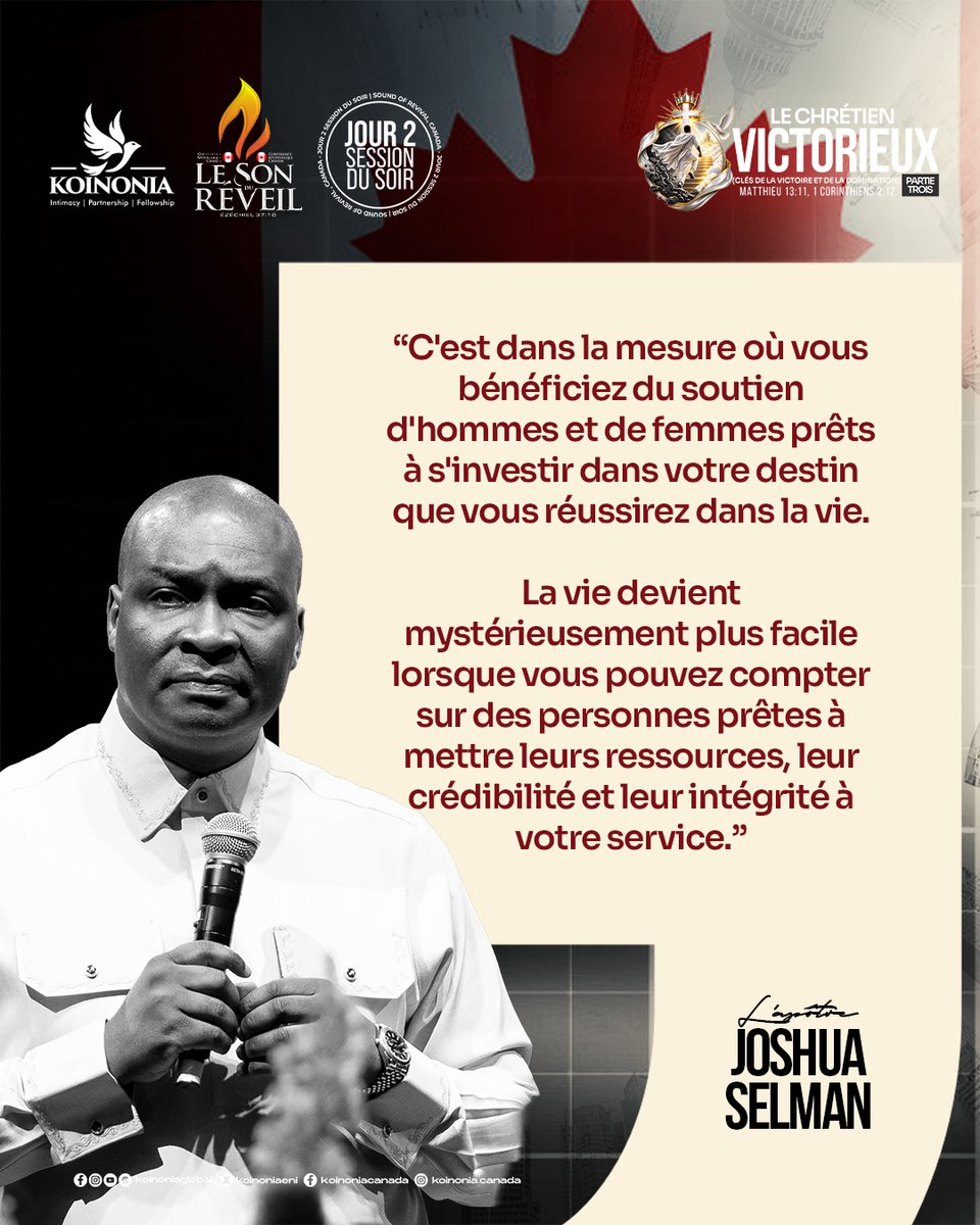 koinoniaeni's tweet photo. #ApostleJoshuaSelman
#TheTriumphantChristianPart3
#KeysToVictoryAndDominion
#TheSoundOfRevival2026
#SoundOfRevivalCanada
#KoinoniaGlobal https://t.co/vPoNgHUjhS