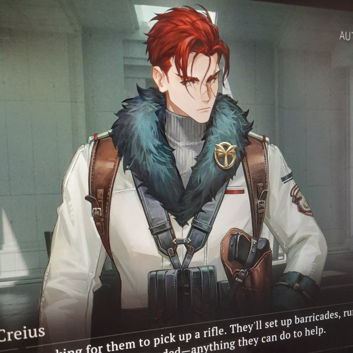 oioioisobagi's tweet photo. Creius sudah semantap ini, seiyuunya OhnoD begitu, kenapa tyda playable???!!! Tiap ada scene dia vibes-nya shinzou sasageo banget https://t.co/LzTkehRnl0