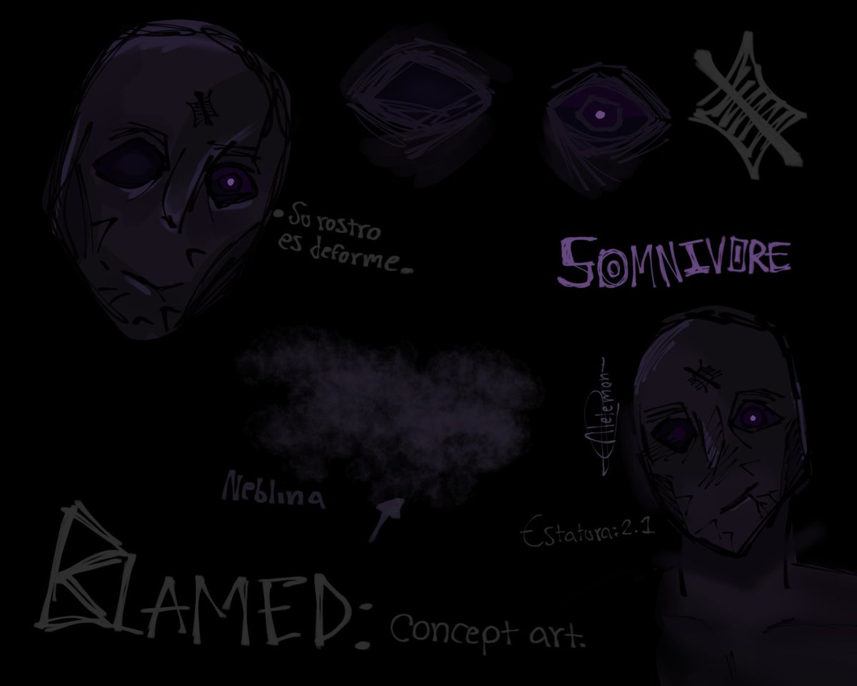 al3lemon's tweet photo. Somnivore: Blamed concept art (Game process) #blamed #robloxgameprocess #conceptart https://t.co/fcigJrdfjs