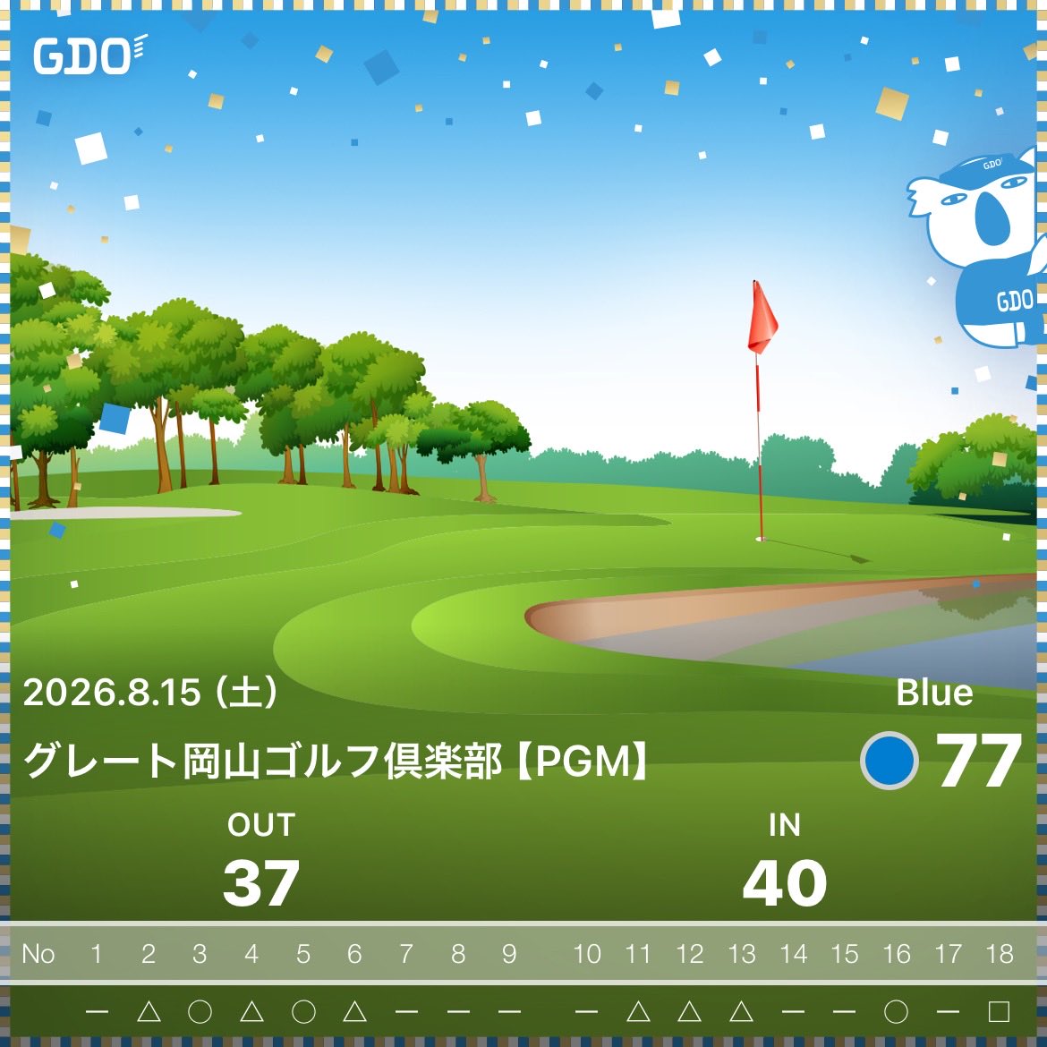 HITRATAMAN's tweet photo. 県民ゴルフ練ラン１回目🏌️‍♂️

普通にやれば大丈夫なんだけど、競技には魔物が住んでると言われるので注意しよう！

そして明日も早朝で県民練ランwww https://t.co/sD2E41Nh7J