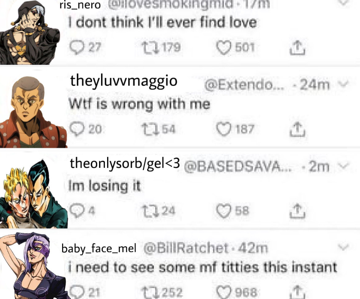 ImLiterallyMeow's tweet photo. gave them corny ass usernames https://t.co/Wnvawc5Z3c