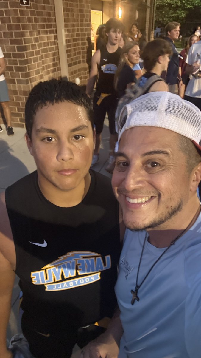 AgudeloRamirez's tweet photo. My why. 💯🏈

Watching you grow, compete, and put in the work makes me proud every day. Keep grinding, Stefano Alessandro. This is only the beginning. 💪 

@StefAgudelo58 @lakewylieFB @Strength23 @SeaBassAgudelo @lwhschargers 

#ClassOf2030 #FootballFamily #ProudDad https://t.co/A92DFDbIkN
