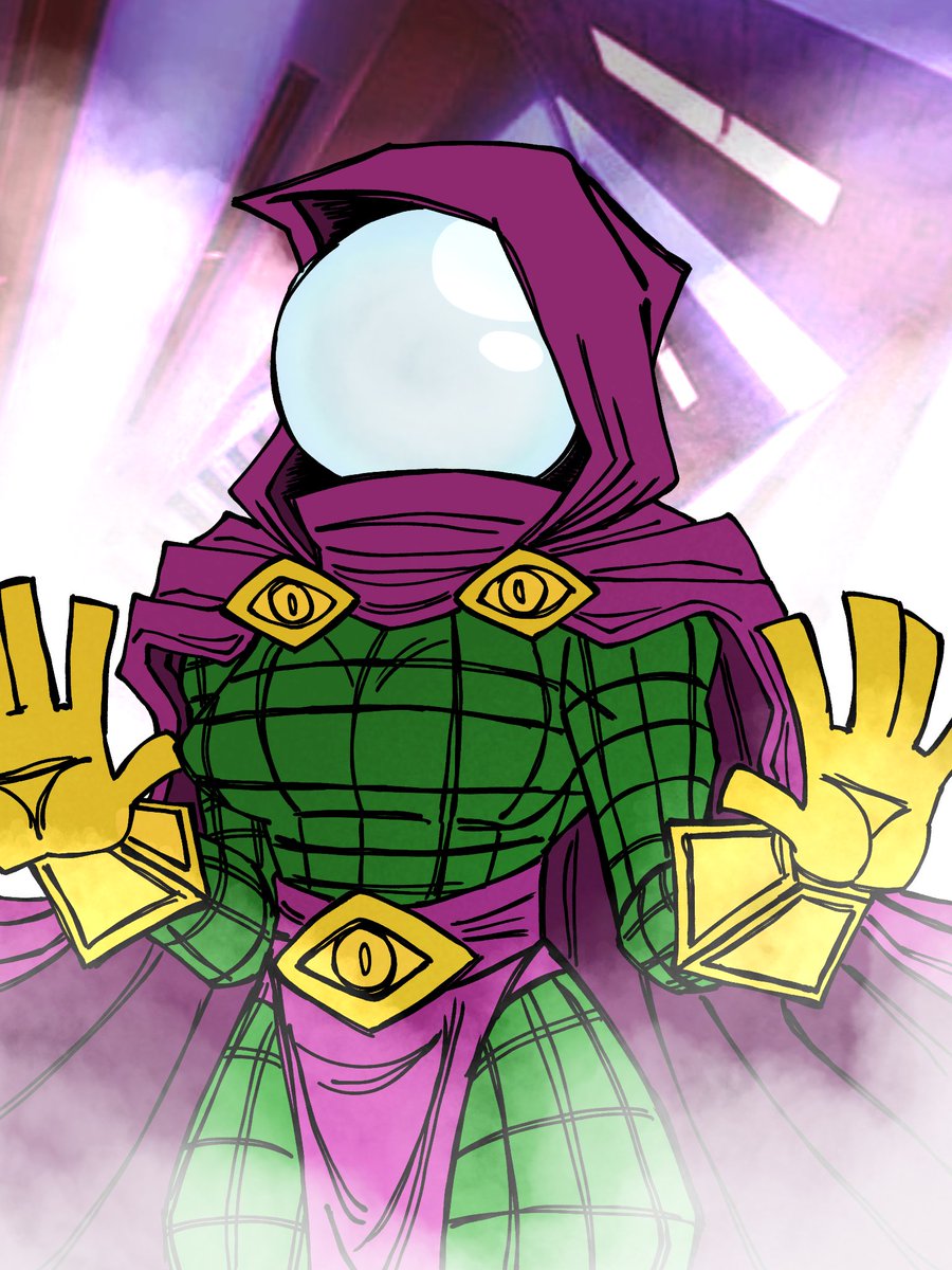 goddammitdaniel's tweet photo. How mysterious #Mysterio #SpiderMan https://t.co/KboQac1UGw
