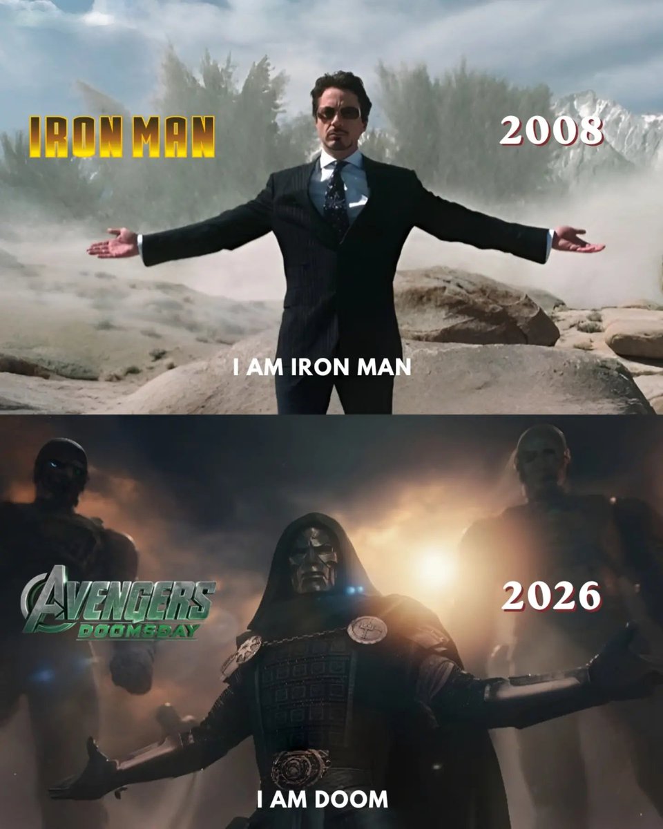 TheCineprism's tweet photo. Robert Downey Jr. iconic pose for MCU https://t.co/SnakFWGV1M