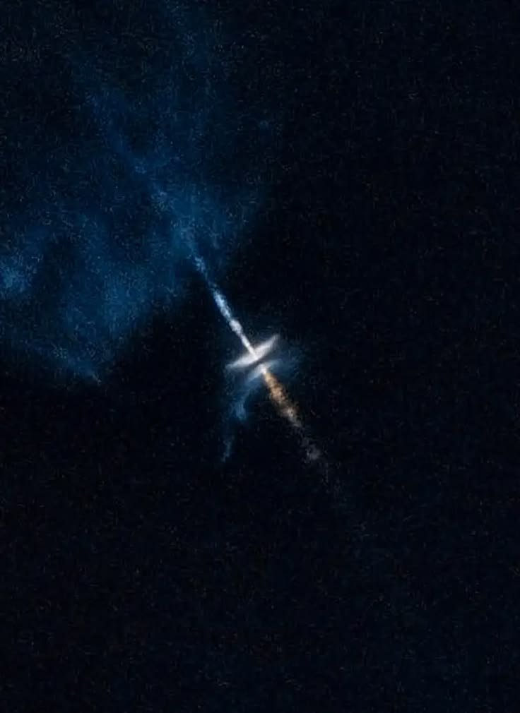 spacevibex's tweet photo. NASA just captured the exact moment a star was born. https://t.co/kSDgQWyAqH