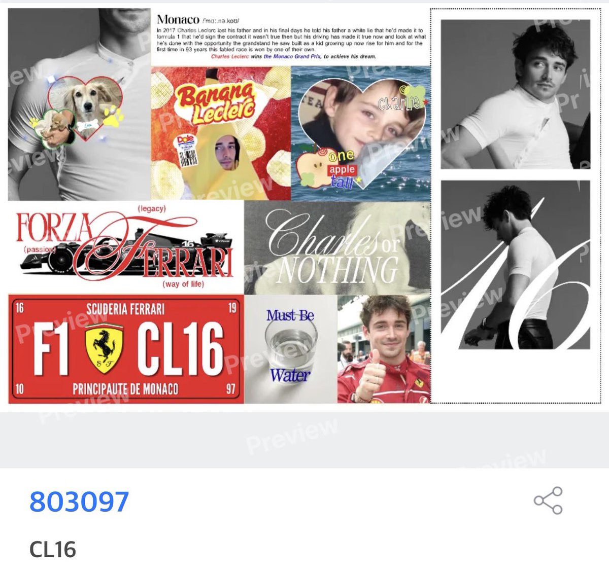 yourmsdelicate's tweet photo. 🆑 giveaway sticker 
charles leclerc, my beloved ♡ 

📠 moshi moshi
palorcode 🐻‍❄️ 803097

*code ใหม่ค่ะ เมื่อกี้เจอเบี้ยว ( ;´ - `;)

#artworkด้อมรถ #pennygarage https://t.co/jFmGGCxZJ9